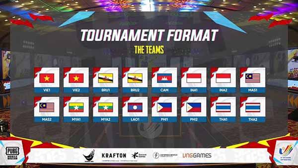 Peserta Pubg Mobile Team Finals Sea Games