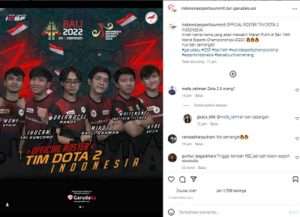 Instagram Garudaku Esi Pengumuman Timnas Dota Indonesia Di Iesf