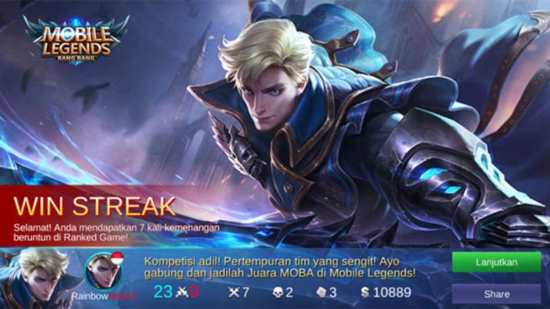 Win Streak Mobile Legend Solo Rank