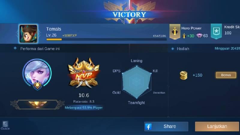 Inilah Cara Menampilkan Title Di Profil Mobile Legends