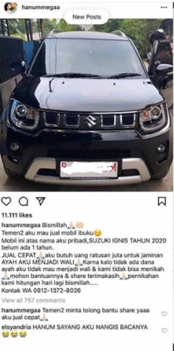 Konflik Hanum Mega Jelang Pernikahan