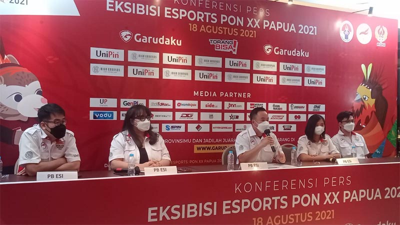 Dalam Eksibisi Esports Pon Xx Papua 2021 Platform Digital Yang Secara