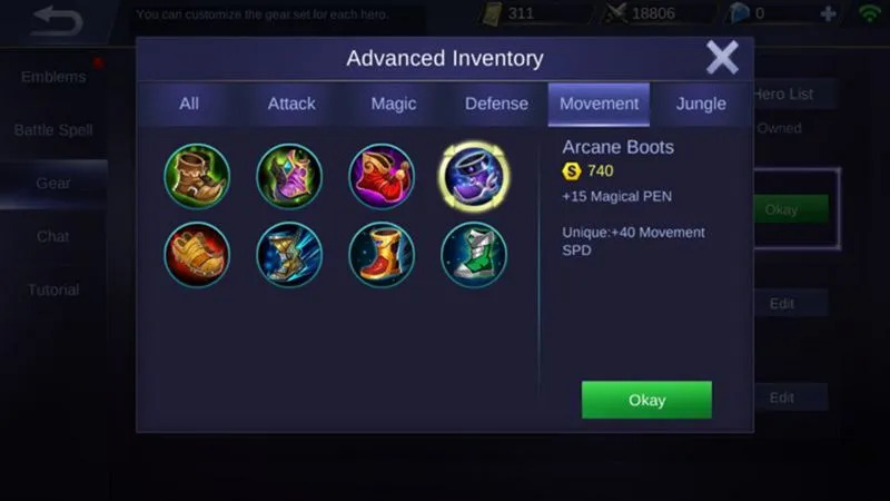 Arcane Boots Harus Digunakan Untuk Meningkatkan Kekuatan Serangan Awal Selain Itu Skill Kadita