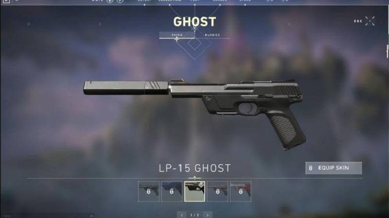 Pistol Terbaik di Valorant ghost