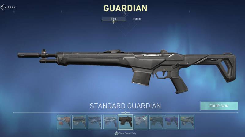 rifle terbaik valorant guardian standard