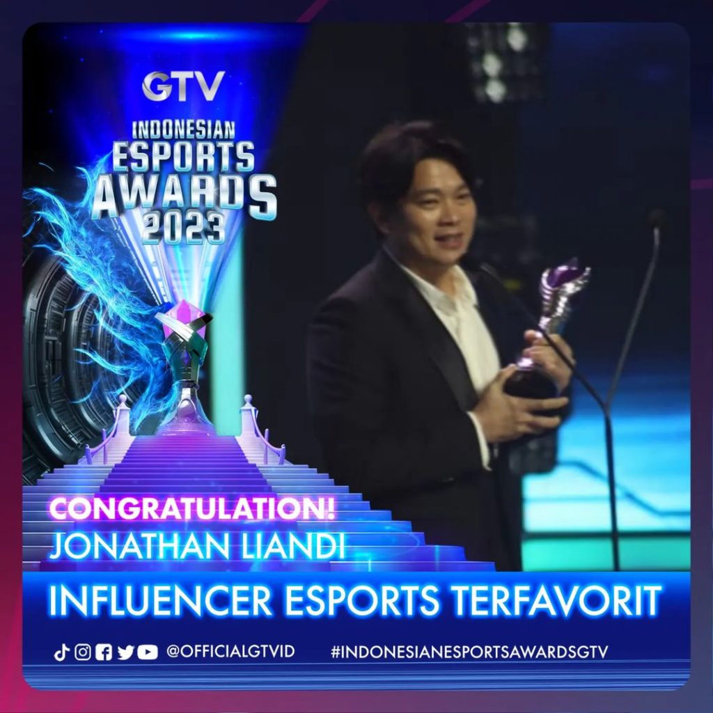 Jonathan Liandi Influencer Esports Terfavorit