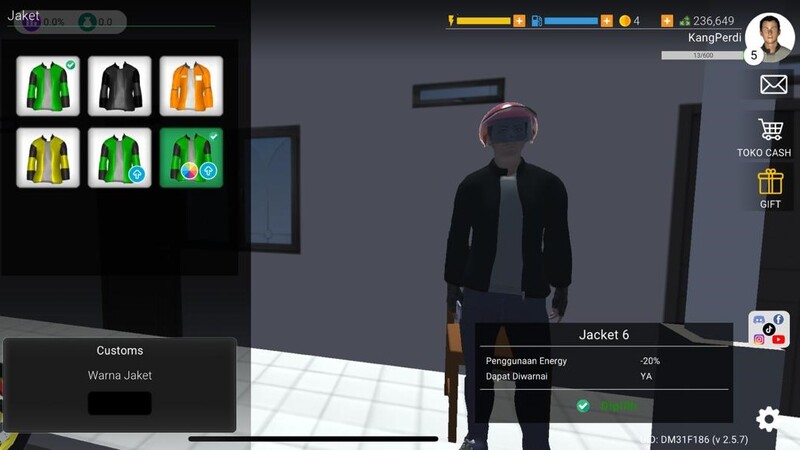 Jaket Ojol The Game