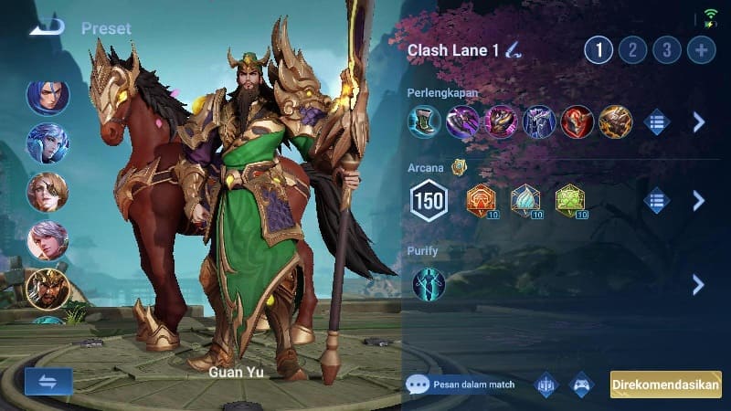 build item guan yu honor of kings