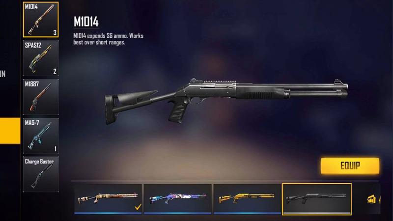 4 rekomendasi shotgun free fire tersakit