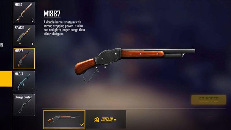 4 rekomendasi shotgun free fire tersakit