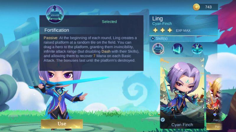 Penjelasan skill commander ling magic chess mobile legends