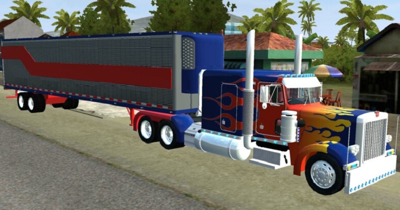 cara download mod bussid truck