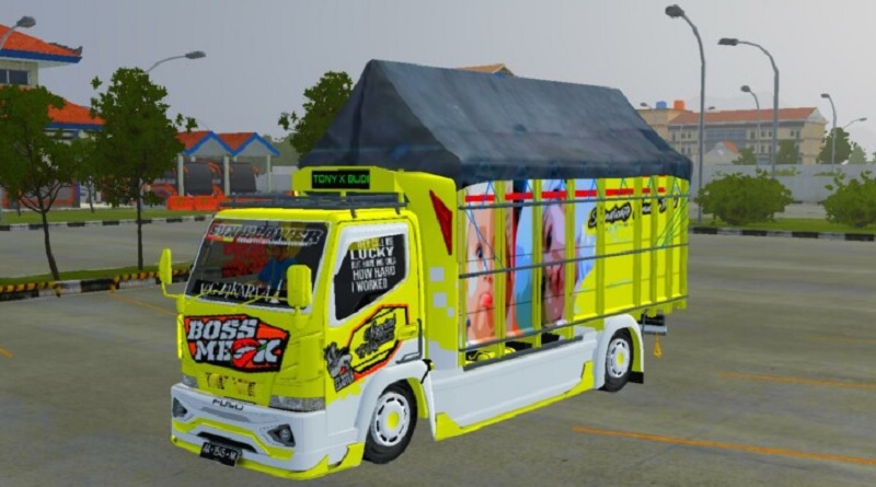 cara download mod bussid truck