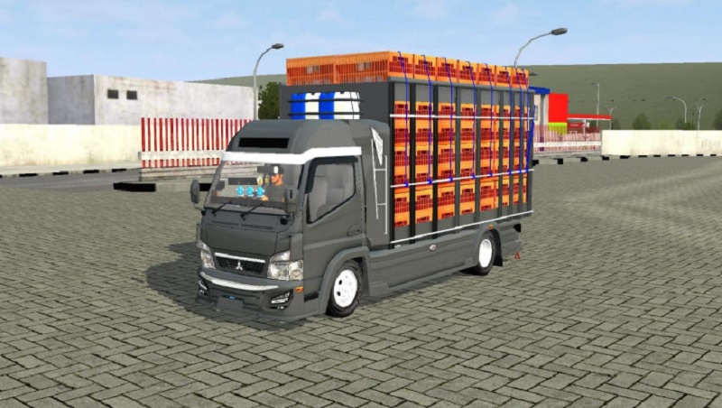 cara download mod bussid truck