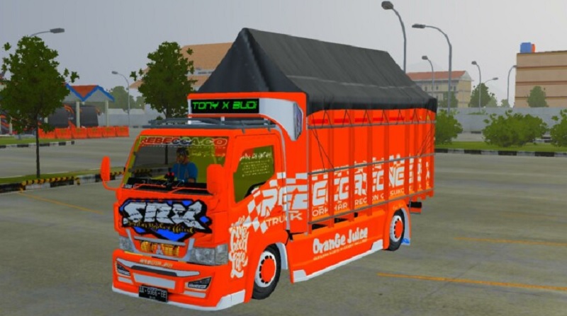 cara download mod bussid truck