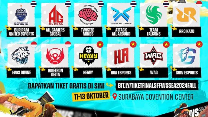 jadwal grand finals ffws sea fall 2024 