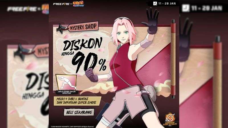 Bundle Sakura Free Fire (FF) 