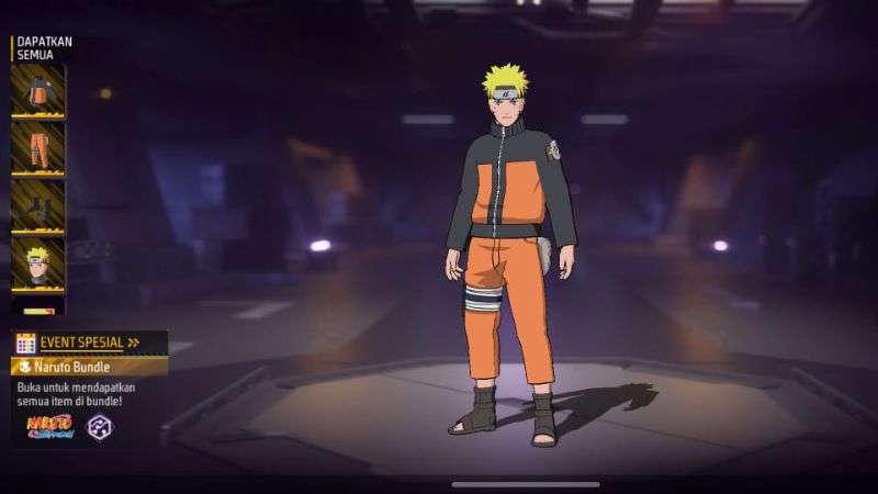 Cara Dapatkan Bundle Naruto Free Fire (FF)