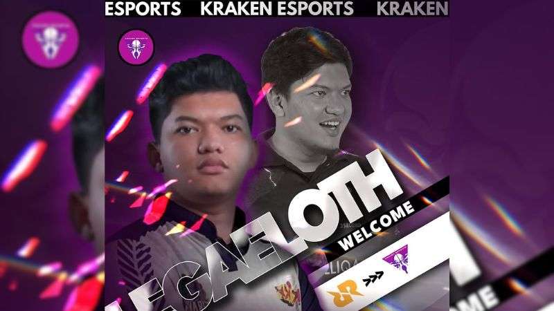 Legaeloth Dipinjamkan ke Kraken Esports