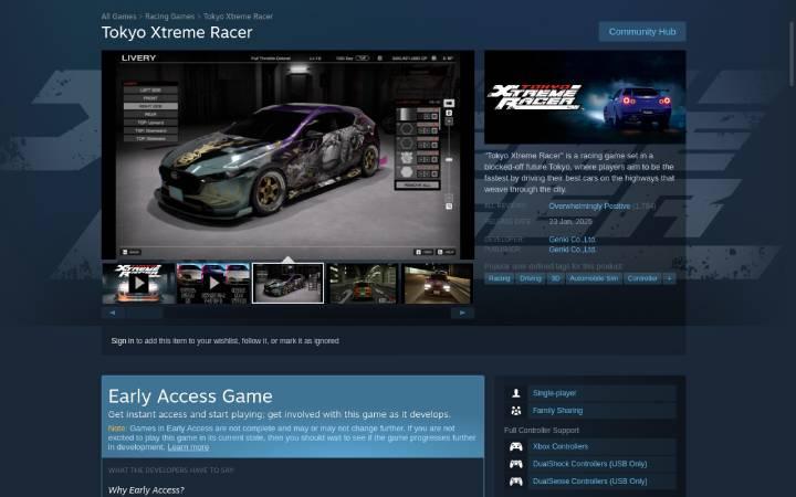 impresi tokyo xtreme racer - steam